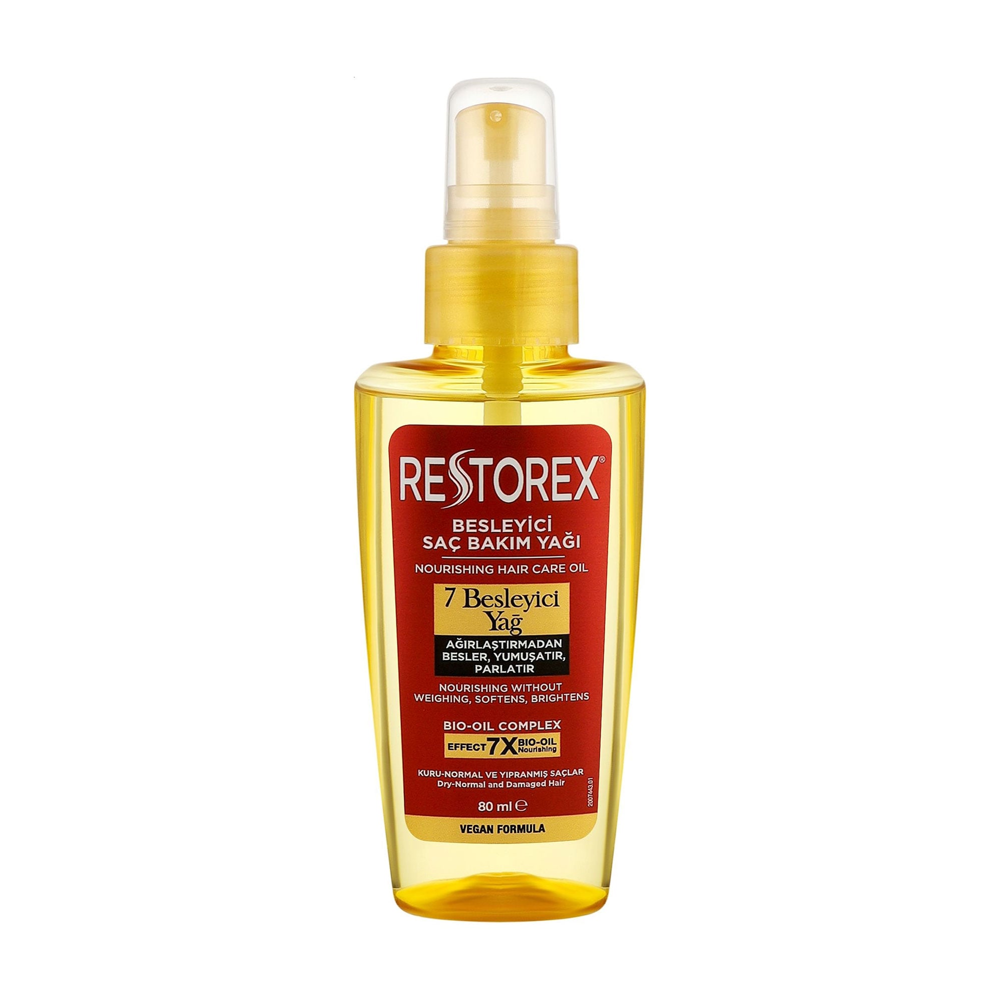 Живильна олія для волосся Restorex Nourishing Hair Care Oil 7 олій, 80 мл